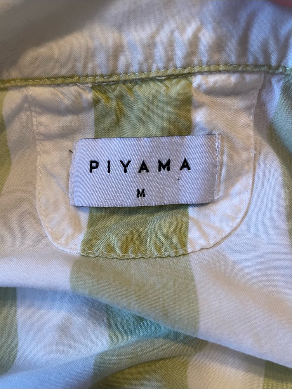 PIYAMA Abigail Short Sleeve Shorts Pajama Set in Margarita Green Print Size M - Picture 7 of 11
